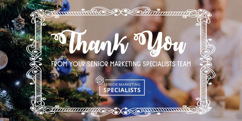 Senior Marketing Specialists Thank You & Happy Holidays